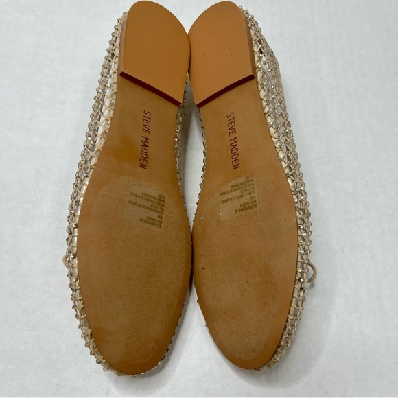 Steve Madden Blush Embellished Ballet Flats NIB - Picture 3 of 7